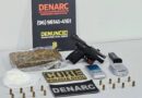 Polícia apreende pistola e encontra tablete de skunk escondido em geladeira durante prisão em residencial de Macapá