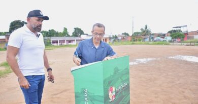 Brasil Novo vai ganhar complexo esportivo com campo, quadra coberta e área de convivência