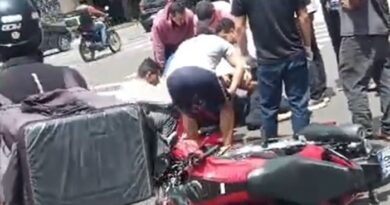 Motociclista morre após acidente com caminhonete em cruzamento de Macapá; VÍDEO