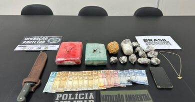Motorista é preso transportando drogas escondidas em bagagem na estrada de Mazagão Motorista é preso transportando drogas escondidas em bagagem na estrada de Mazagão