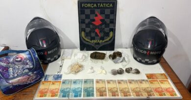 Suspeito tenta se desfazer de drogas em lago, mas acaba preso pela Força Tática no Jardim Marco Zero Suspeito tenta se desfazer de drogas em lago, mas acaba preso pela Força Tática no Jardim Marco Zero