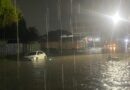 Foto de capa: Avenida Coaracy Nunes, um dos pontos alagados/Redação
