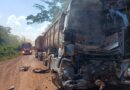 Carreta fica com a frente destruída após acidente próximo à Ponte do Munguba, interior do AP; VÍDEO