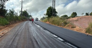Projeto de Alliny, AP-160 começa a receber asfalto para ligar Vitória do Jari a Laranjal do Jari