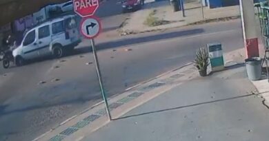 Câmera registra colisão que deixou motociclista gravemente ferido no Marabaixo; veja vídeo Câmera registra colisão que deixou motociclista gravemente ferido no Marabaixo; veja vídeo