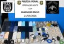 Polícia Penal do Amapá deflagra 13ª Operação Mute e apreende celulares, drogas e armas em presídio