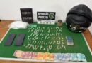 Denúncia de tráfico leva Patamo a prender mulher com tornozeleira e suspeito no Macapaba; drogas foram apreendidas